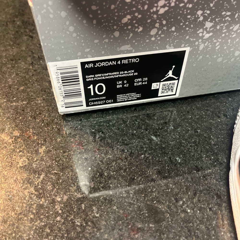 Sz 10 2022
Air Jordan 4 Retro 'Infrared' DH6927 061 - Picture 10 of 11